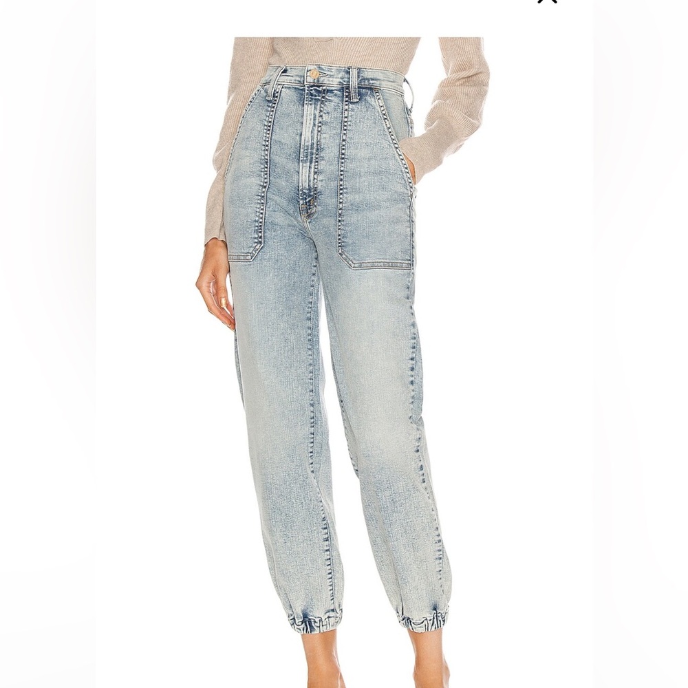 MOTHER The Wrapper Patch Springy Ankle NWOT